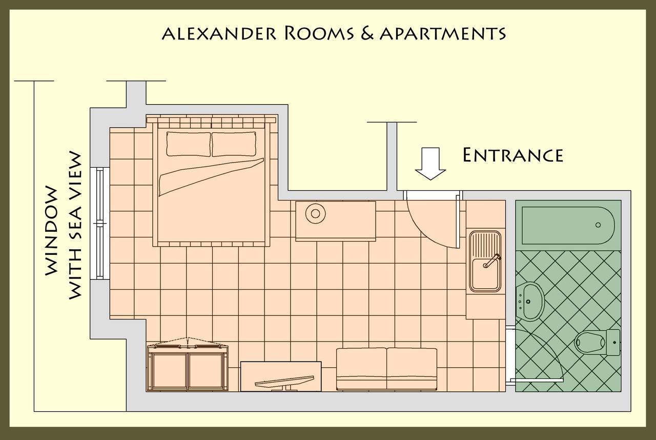 Alexander Rooms & Apartments İgumeniça Oda fotoğraf